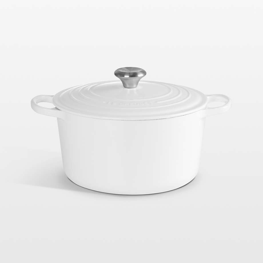 Signature Deep Round Oven, White 6.5 qt. | Le Creuset
