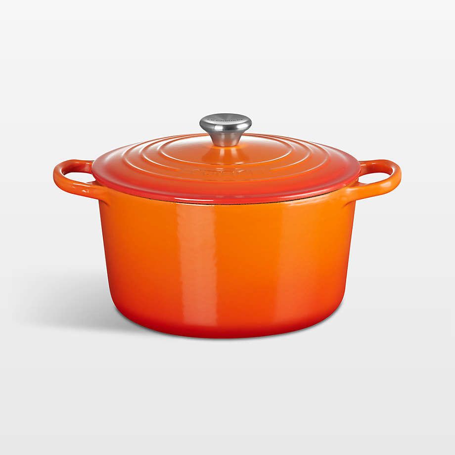 Signature Deep Round Oven, Flame 6.5 qt. | Le Creuset