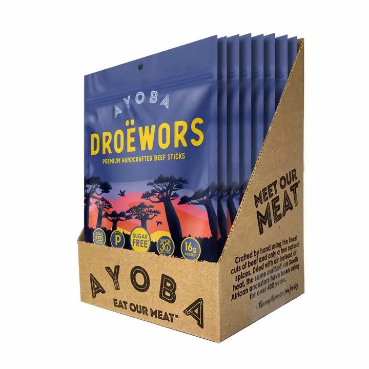 Traditional 'Droewors' Grass Fed Beef Sticks | Ayoba