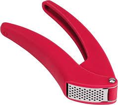 Easy-Clean Garlic Press 7” (red) | Kuhn Rikon