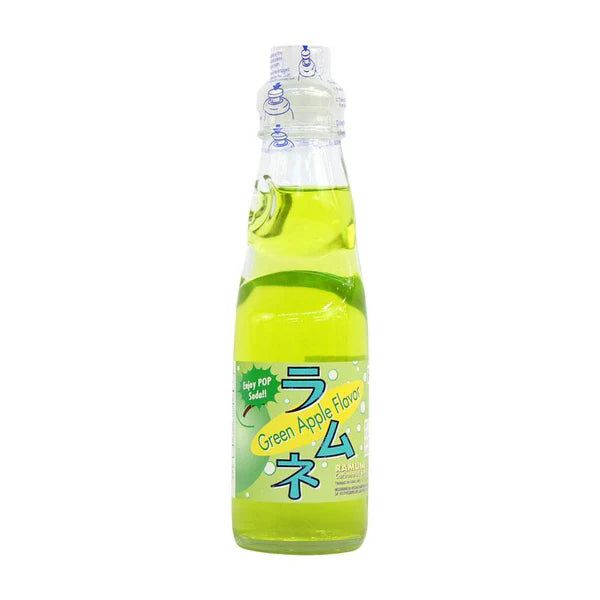 Fuji Ramune Soda Green Apple 200ml (Japan)
