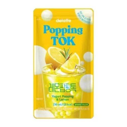 Delaffe Boba Drink Popping TOK Lemon (Korea)