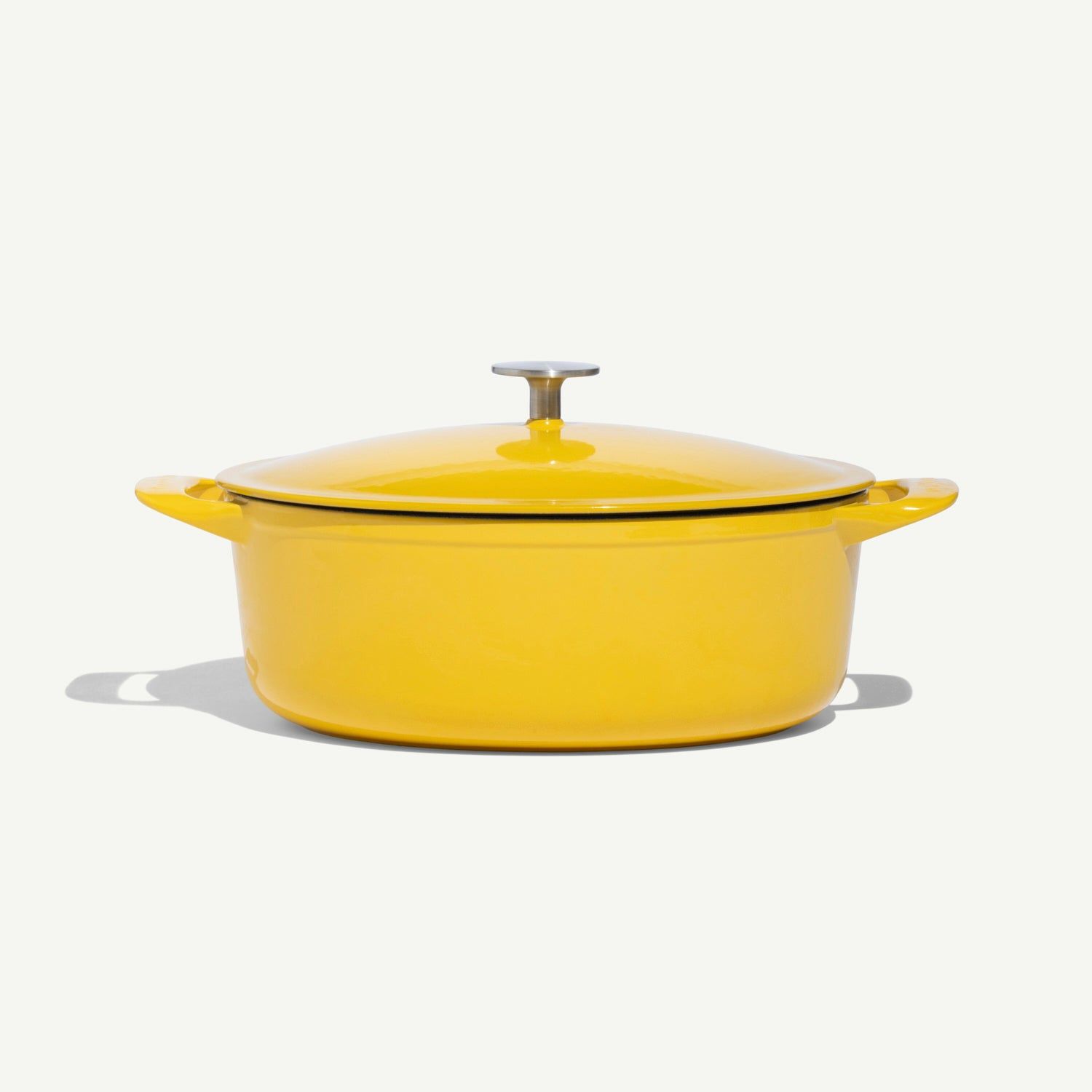 Enameled Cast Iron 7.5 qt. Oval Dutch Oven - Marigold | Made In