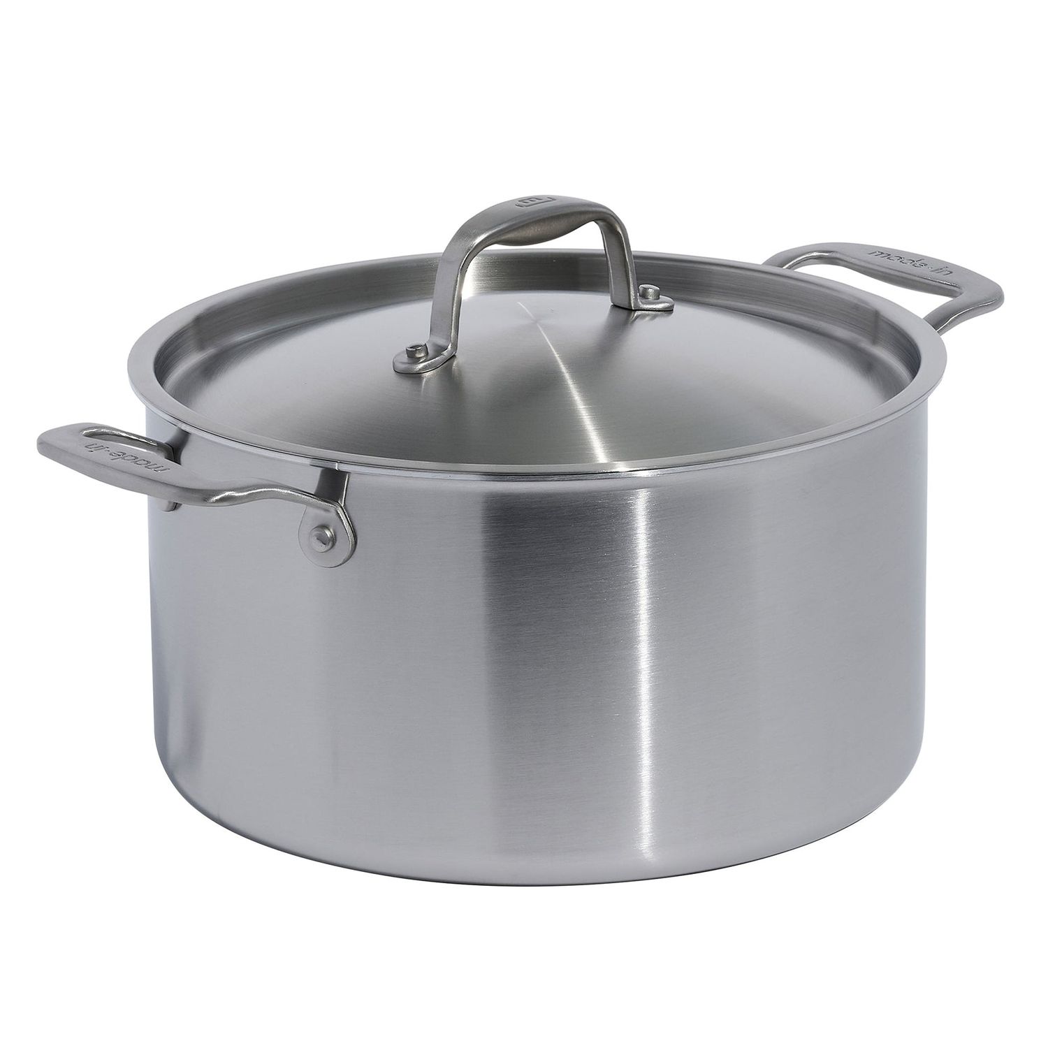 Stainless Clad 8 qt. Stock Pot with Lid | Made In