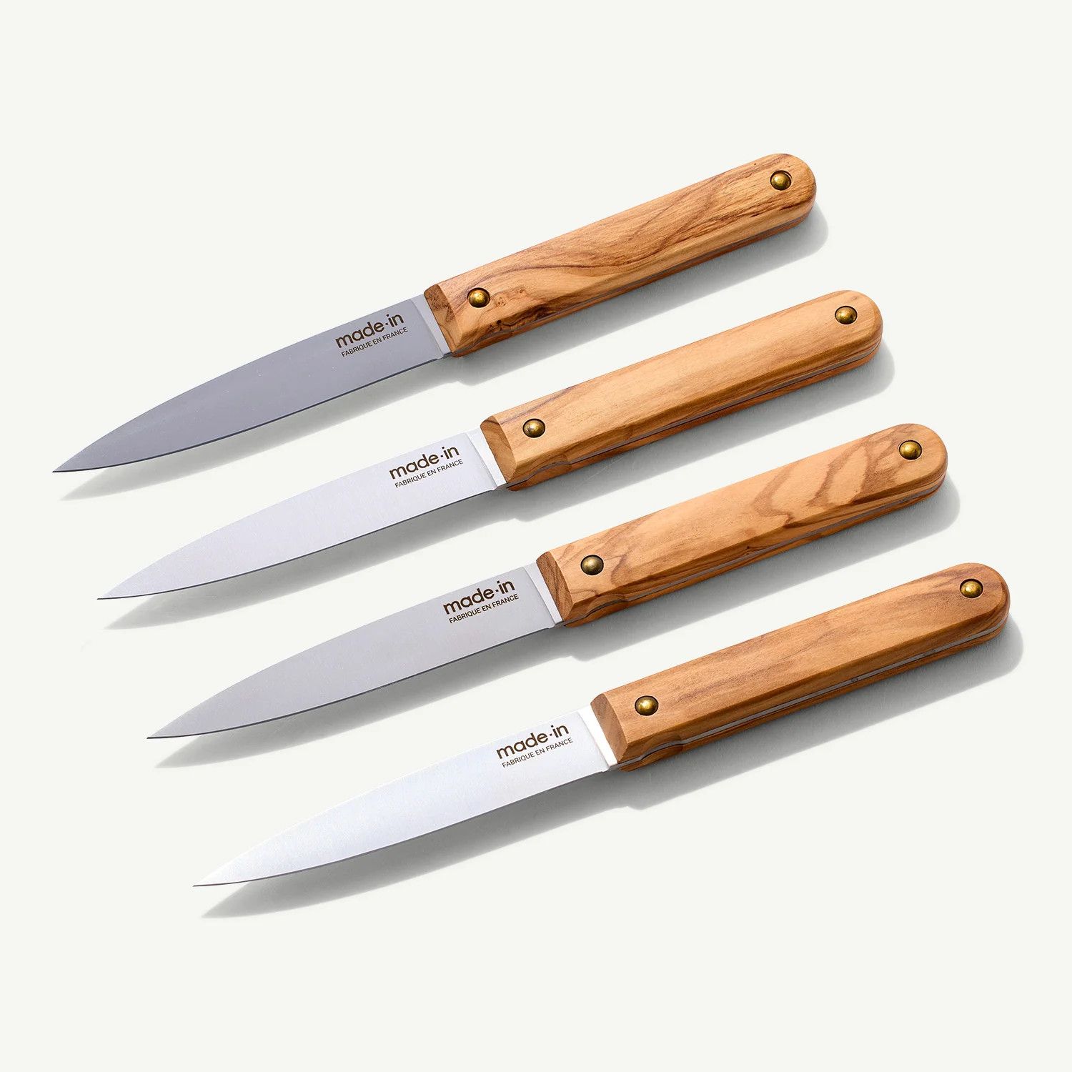 Steak Knives - 4 Piece - Olive Wood | Made In