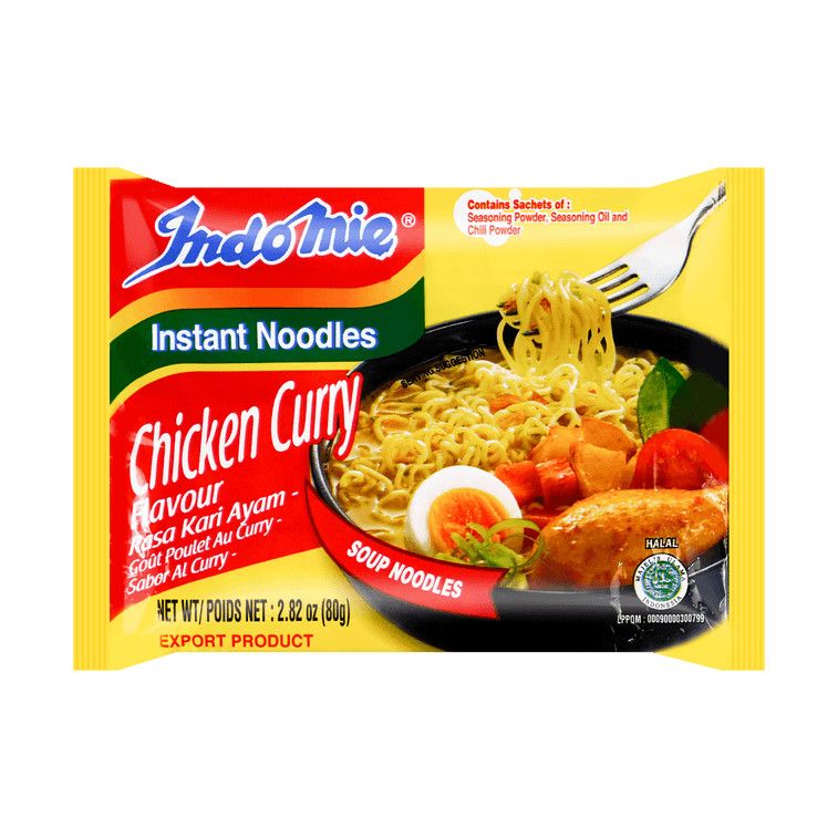 Curry Chicken Flavor Noodles, 3 oz Pack