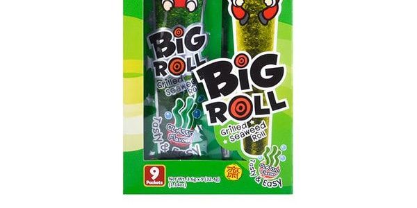 Big Roll Grilled Seaweed Roll Original Flavor 9pc 1.14 oz