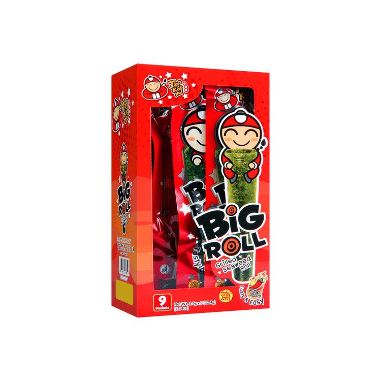 Big Roll Grilled Seaweed Roll Spicy Flavor 9pc 1.14 oz
