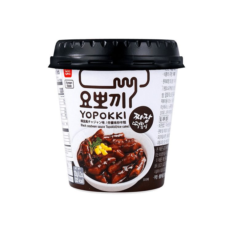 Korean Instant Tteokbokki Jjajang Flavor, 120g