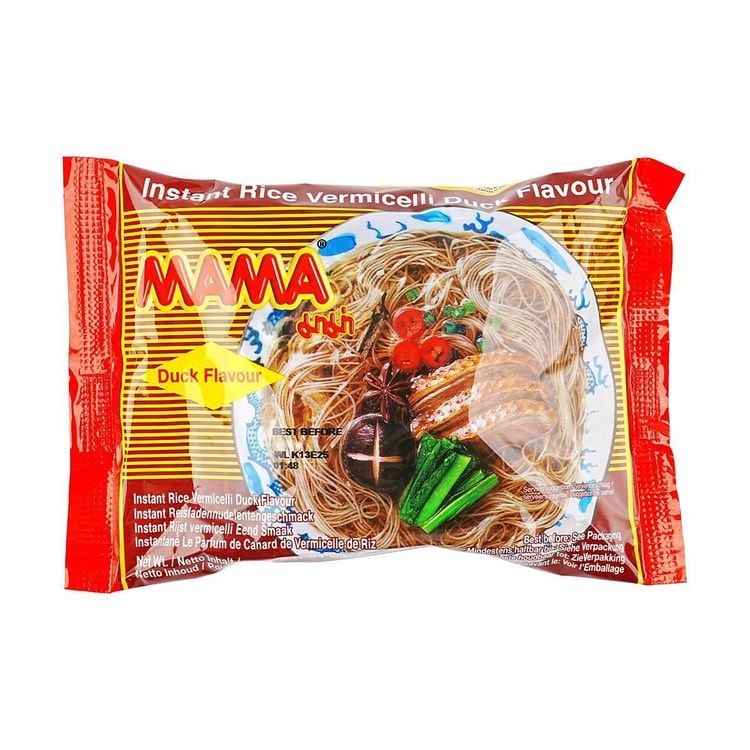 MAMA Instant Rice Vermicelli Duck Flavor 1.94 oz, Single Pack