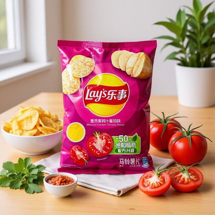 Mexican Tomato Chicken Potato Chips, 2.46 oz