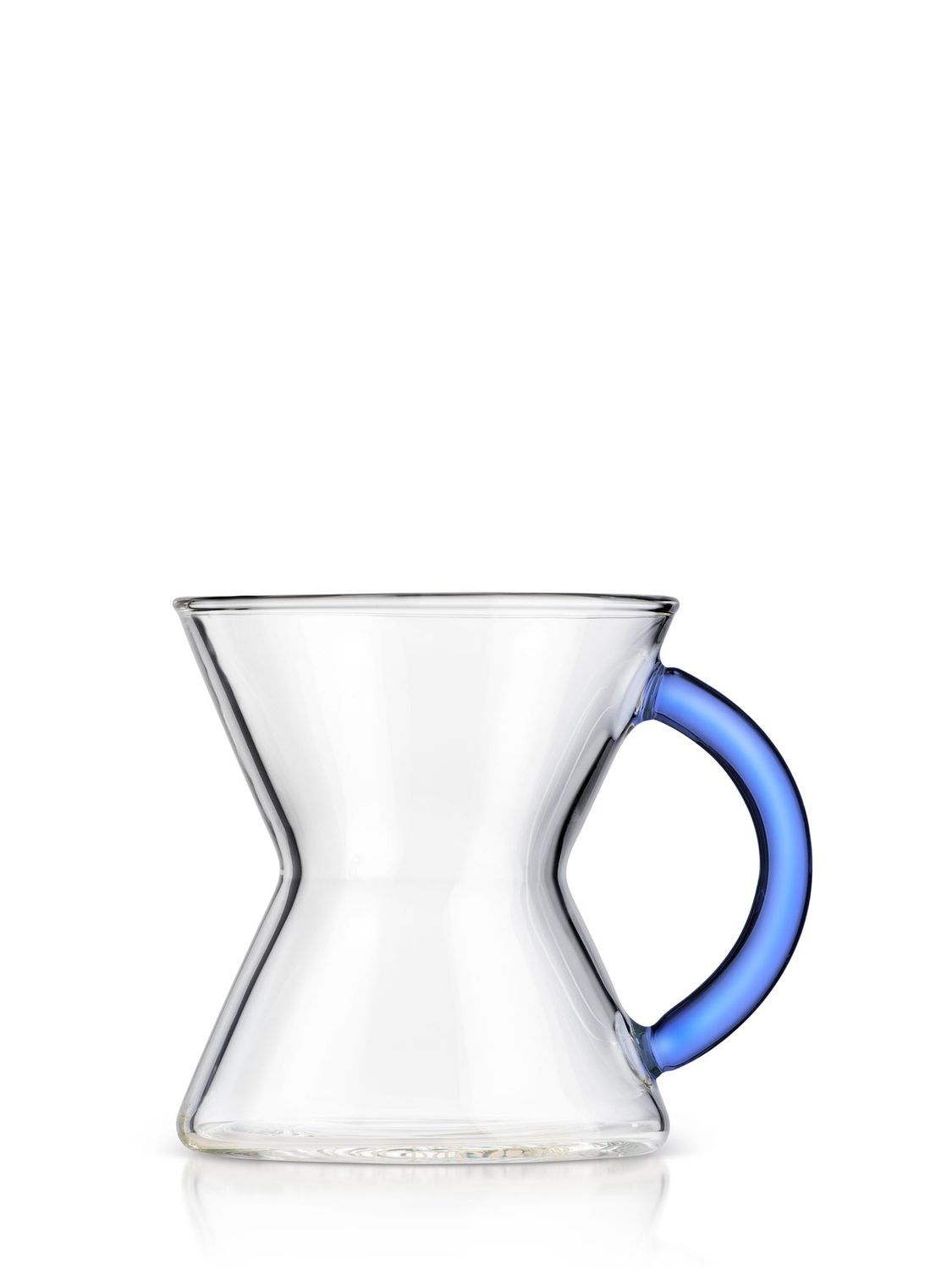 Handblown Coffee Mug (Sapphire Handle)