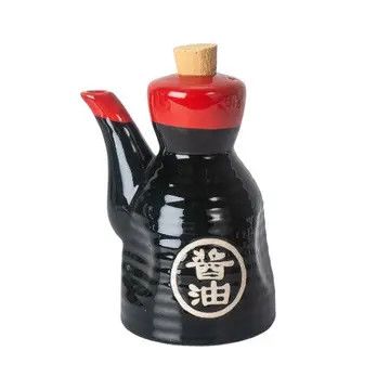 Soy Sauce Dispenser 7 fl oz Bottle Shoyu Kanji Bottle (6/108)