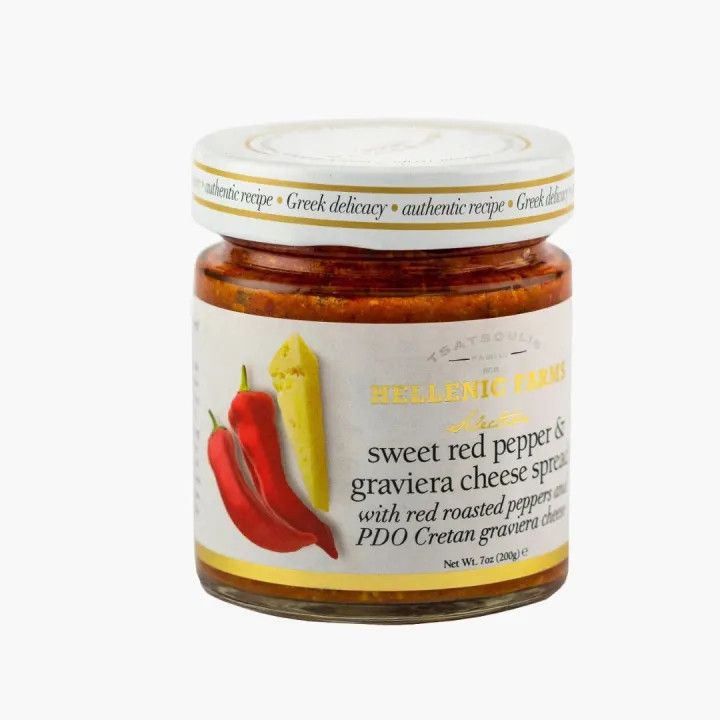 Sweet Red Pepper and Graviera Cheese Spread