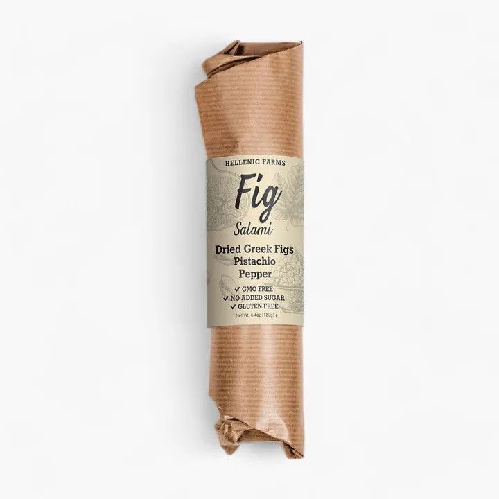 Plant-Based Fig Salami with Pistachio &amp; Pepper
