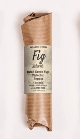 Plant-Based Fig Salami with Pistachio &amp; Pepper