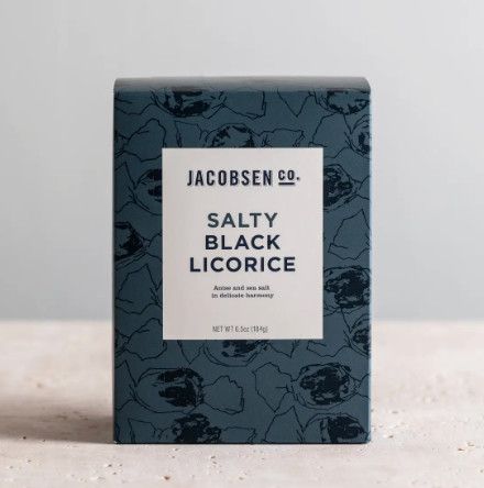 Salty Black Licorice - Pure Sea Salt Licorice Candy