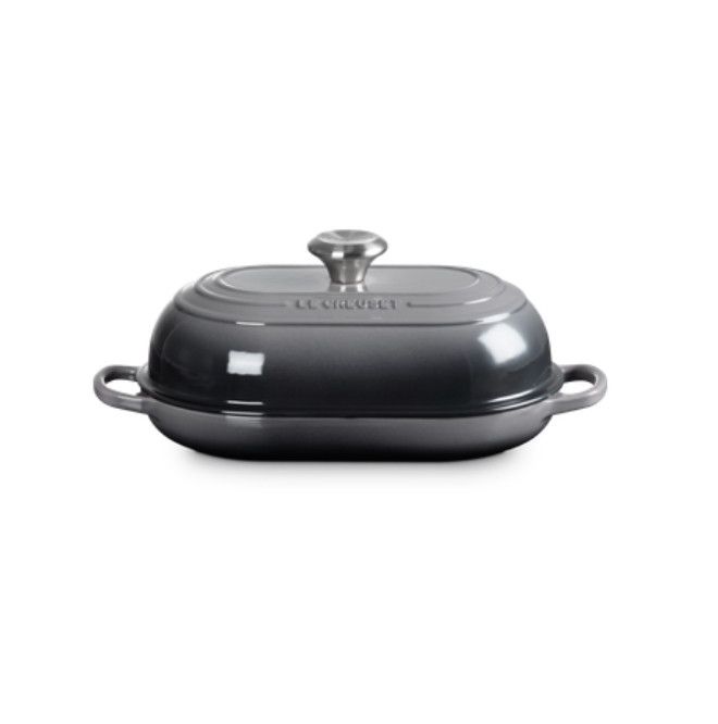 Signature Oval Bread Oven 11.5In Oyster Signature Ss Knob  | Le Creuset