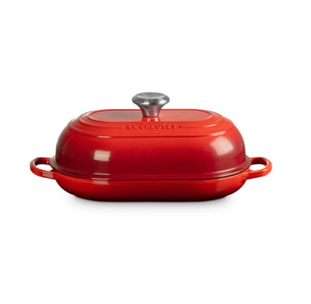Signature Oval Bread Oven 11.5 In Cerise Signature Ss Knob  | Le Creuset