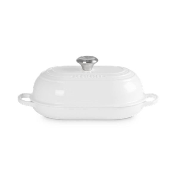 Signature Oval Bread Oven 11.5 In White Signature Ss Knob  | Le Creuset