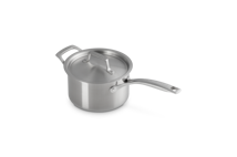 Essential Stainless Steel Round Saucepan Ss Lid 3 Qt  | Le Creuset