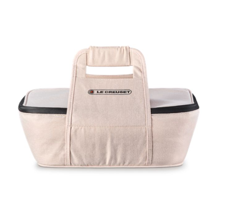 Rectangular Bakeware Tote Bag Ecru  | Le Creuset