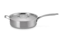 Essential Stainless Steel Saute Pan Ss Lid 4.5 Qt  | Le Creuset