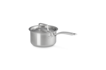 Essential Stainless Steel Round Saucepan Ss Lid 2 Qt  | Le Creuset