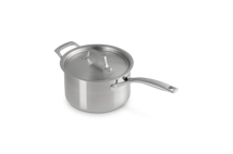 Essential Stainless Steel Round Saucepan Ss Lid 4 Qt  | Le Creuset