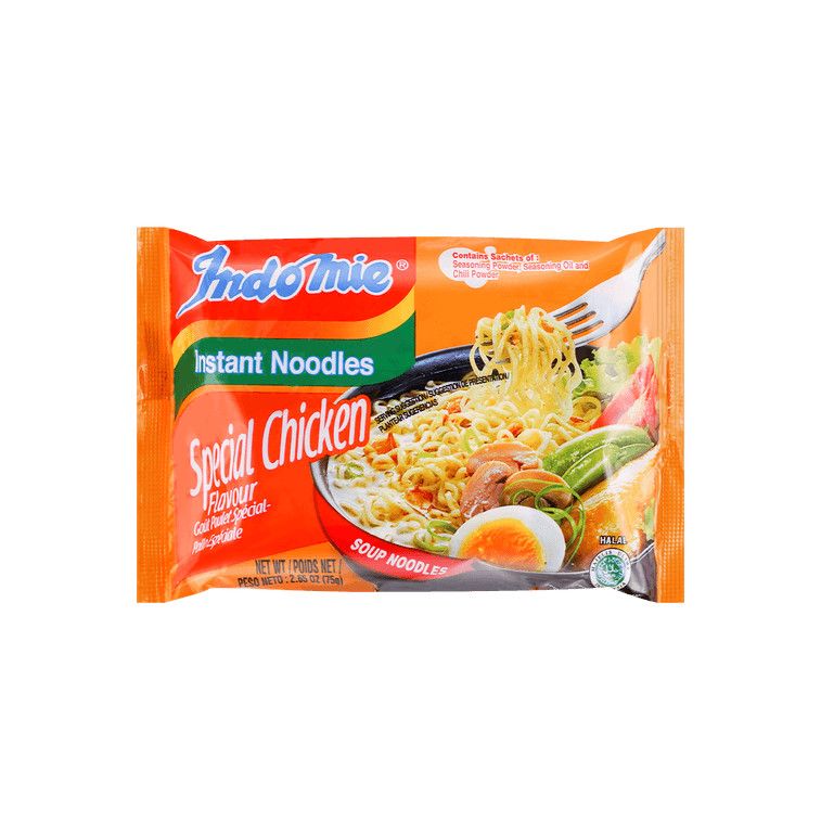 Indomie Rasa Ayam Special Chicken Flavor Instant Noodles, Single Pack