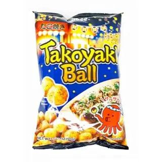 Takoyaki Balls - Crunchy Seafood Snack, 3.17 oz *5#5 Packs#