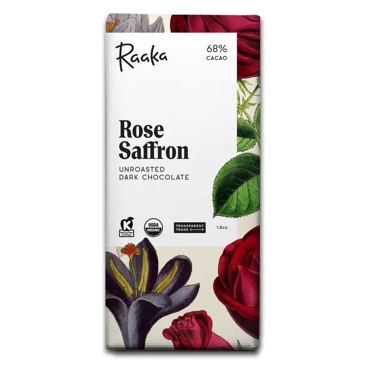 Rose Saffron Chocolate Bar - Spring Limited Edition