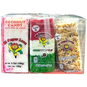 El Super Leon Coco Leche Coconut Candy