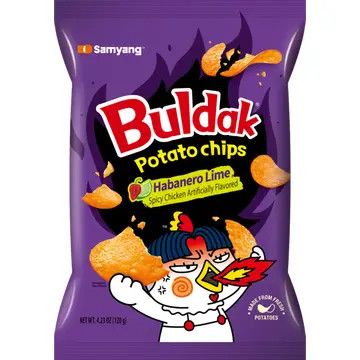 Samyang Buldak Potato Chips Habanero Lime