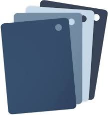 Elements Large Flexible Mats, Assorted Blues