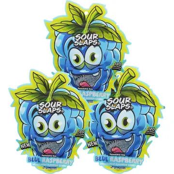 Sour Slaps Blue Raspberry