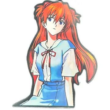 Asuka Langley Soryu Anime 3D Sticker (B3)