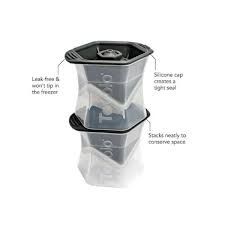 Colossal Cube Ice Molds (Set of 2) Charcoal