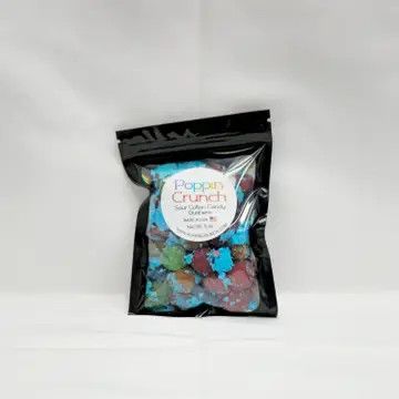 Poppin Crunch Cotton Candy Gushers Candy Snacks - Sour