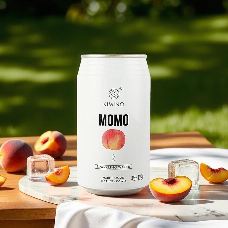 Sparkling Water Peach Flavor 11.8 fl oz