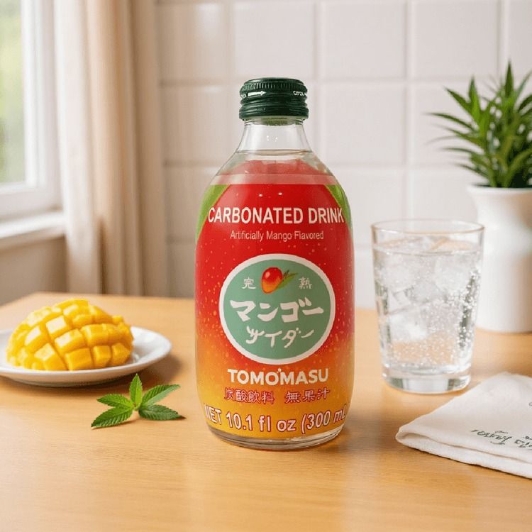 Mango Cider,Fruit Soft Drink, 10.14 fl oz
