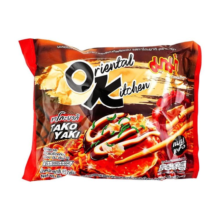 Oriental Kitchen Instant Stir-fried Noodles Takoyaki Sauce, 3 oz