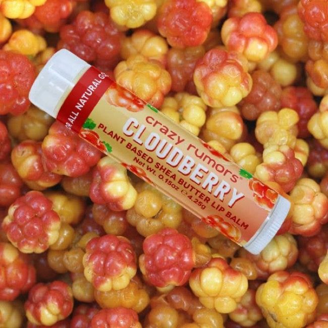 All Natural, Vegan Cloudberry Lip Balm