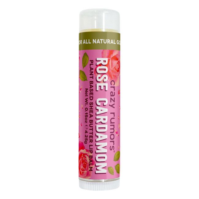 All Natural, Vegan Rose Cardamom Lip Balm