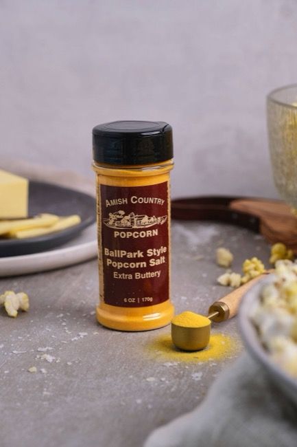 4.5 oz. Bottle of Fine White Popcorn Salt