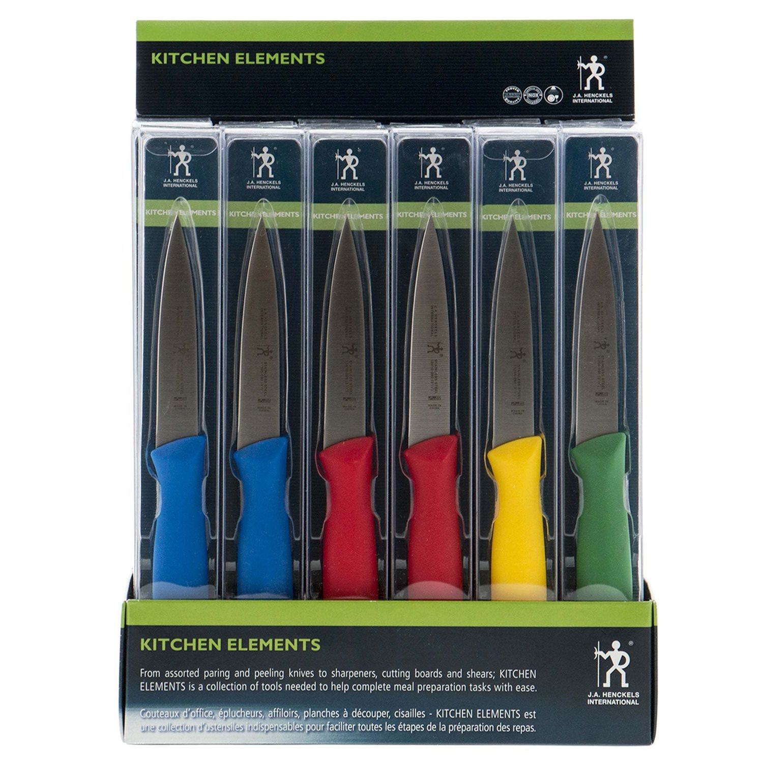 24-pc 3.5-inch Paring Knife Display Set - Multi-Colored | Henckels