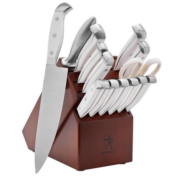 15-pc Knife Block Set WHITE | Henckels