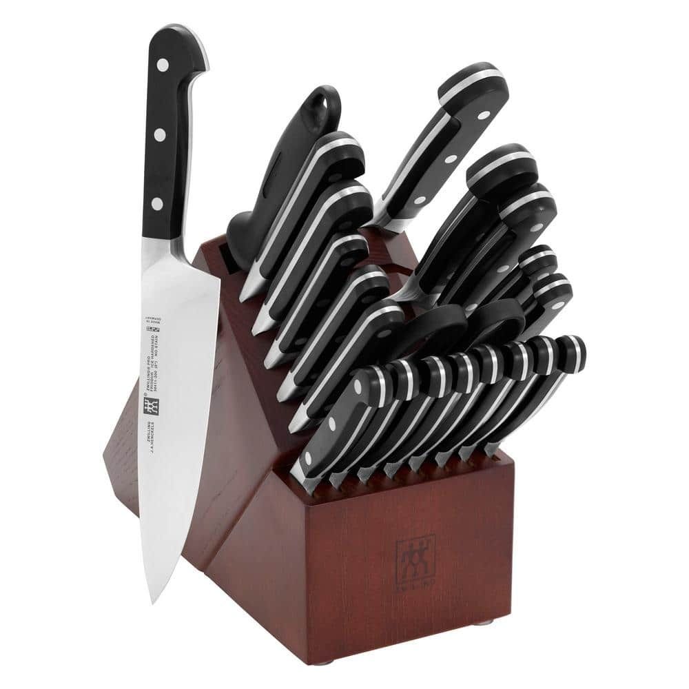 22-pc Knife Block Set w/ 8 Forged Steak Knives | ZWILLING