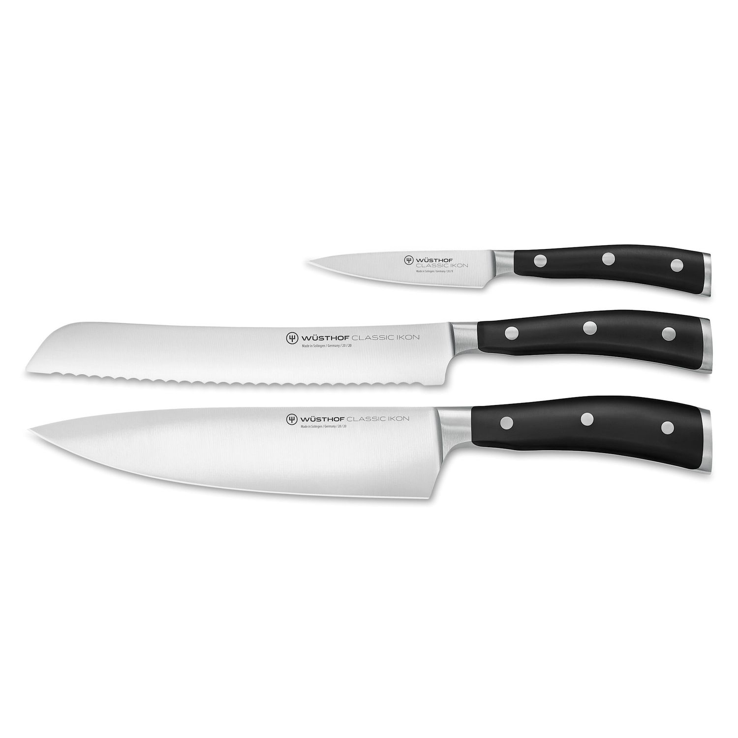 Three Piece Chef's Set - Classic Ikon | Wusthof