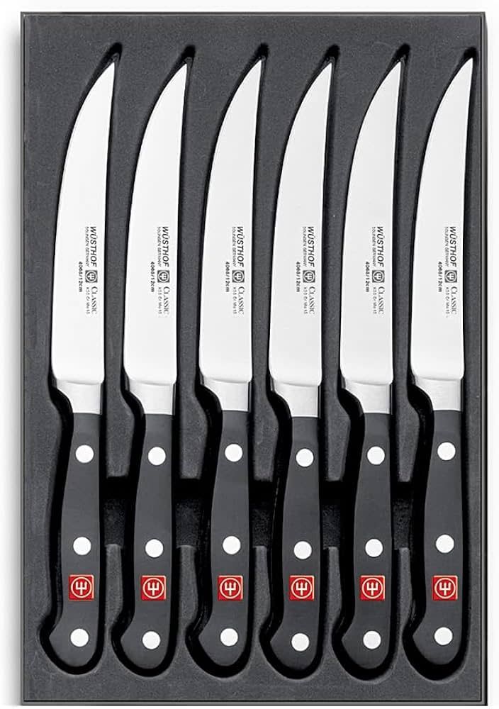 Six Piece Steak Knife Set - Classic | Wusthof